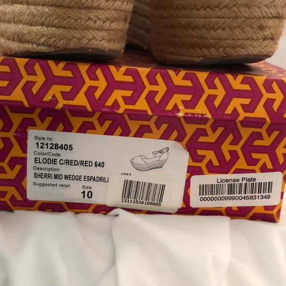 Tory  Burch - brand new in box. Sherri Mid Wedge